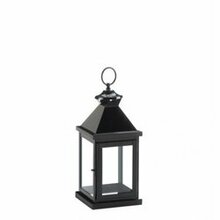 Small Glossy Black Lantern