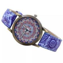 Pretty Patterns Watch With Henna Style Belt And Mandala Dial F369-10020668048