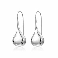 Intensity Tear Drop Hook Earrings Solid 925 Sterling Silver F369-10057115600