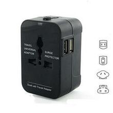 Worldwide Power Adapter And Travel Charger With Dual Usb Ports That Works In 150 Countries - Color: K290-1193666940
