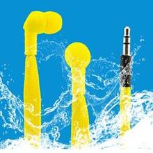 Shoe Lace Water Proof Earphones - Color: Green