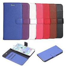 Iphone 6 Case With Wallet And Stand - Color: Blue