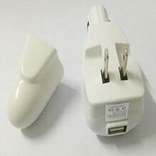 Dual Charger 2 In 1 Car And Wall Charger With Usb Port - Color: White