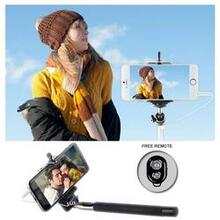 Never Charge Auto Monopod Selfie Stick - Plus A Bonus Free Remote! - Color: Pink K290-1206853556