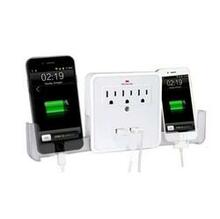 New! Classic Combo Wall Adapter W/3 Ac Outlets W/surge Protection And Dual Usb Ports To Charge Your K290-1206952968