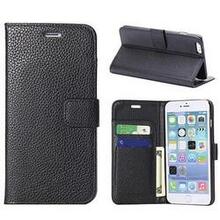 Iphone 6 Case With Wallet And Stand - Color: Black