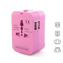 Worldwide Power Adapter And Travel Charger With Dual Usb Ports That Works In 150 Countries - Color: K290-1223080084