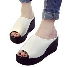 Fiji Platform Wedges Fabulous And Minimal -size: Size 9, Color: Moonshine White K290-12234757963811