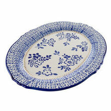Meritage Botany 14.5 Inch Oval Stoneware Serving Platter.