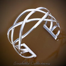 Xo Cuff Style Bracelets Polished In Silver - Style: X-bracelet 1pc