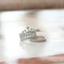 Princess Ring Set Of 2 - Size: Ring Size - 6