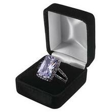 Purity Classic Ring In Emerald Shape - Size: Size 6