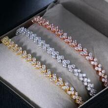 Stellar Triple Row Brilliant Bracelet - Color: Gold K290-13827416653859