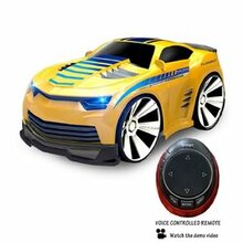 Turbo Racer Voice Activated Remote Control Sports Car - Color: Yellow K290-14088936095779