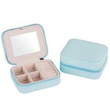 Cool Jewels A Palm Sized Compact Jewelry Box - Color: Sky Blue K290-14475751718947