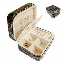 Cool Jewels A Palm Sized Compact Jewelry Box - Color: Leopard K290-14796220203043