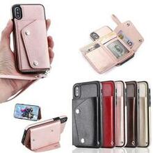 Minimal Case With Wallet For Apple Phones -color: Black, Size: Iphone - X K290-15741496164387