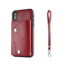 Minimal Case With Wallet For Apple Phones -color: Red, Size: Iphone - X K290-15741496197155