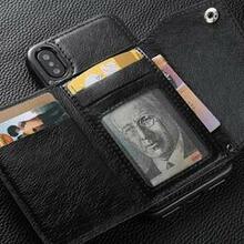 Minimal Case With Wallet For Apple Phones -color: Black, Size: Iphone - Max-ms K290-15741496328227