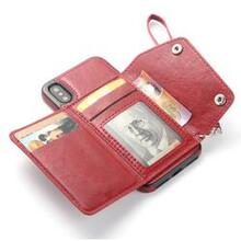 Minimal Case With Wallet For Apple Phones -color: Red, Size: Iphone - Max-ms K290-15741496360995