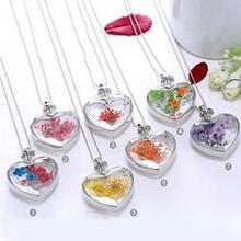 Wildflowers Would You Be Mine Vintage Feel Necklace - Style: 1. Sweet Blue