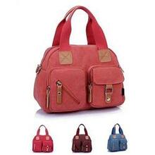 Savvy Cargo Mini Canvas Bag By Journey Collection - Color: Strawberry Red K290-16815657605