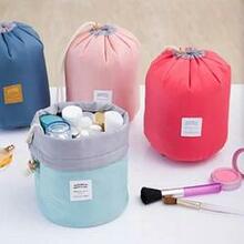 Carry-all Travel Cosmetic & Jewelry Pouch In 4 Color Choice - Color: Hot Pink K290-17326362437