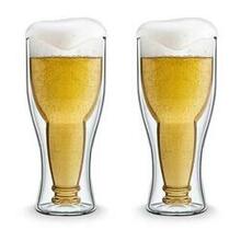 Bottoms Up Cheers N Beers Bottle In Cup - Pack: One Glass K290-17901455557