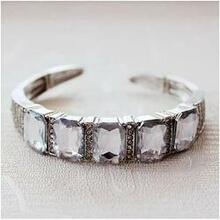 Majestic Diamond Crystal Open Ended Bracelet K290-18332517765