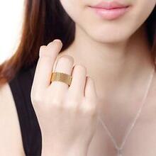 Cherish Mesh Rings In 18kt Gold Plating Rose Gold Plating And 925 Silver Plated -style: Silver, Rin K290-19370445573