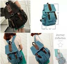 Back To Campus Canvas Backpack - 4 Colors! F369-2007411461