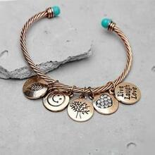 Love Much Bracelet Makes You Live Laugh Love - Style: Gold K290-20084499333