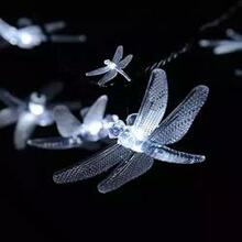 Solar Powered Dragonfly Led Light String