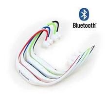 The Unstoppable Bluetooth Wrap Around Headphones -outer Frame Color: White, Color: Blue