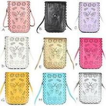 Social Butterfly A Flower And A Butterfly Filigree Design Crossbody Bag -color: Powder Pink - A, Pu
