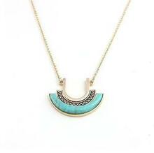 Love U To The Moon Long Turquoise Necklace K290-22667473541