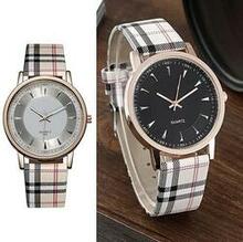 Londonite Watch With Plaid Band Time To Be Playful - Color: Blue-gold K290-26036419152