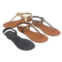 Greek Chic Knitted Sandals -color: Sweet Silver, Size: 5