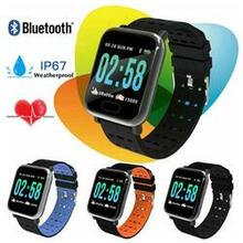 Mr. Monitor Smart Fit 12 Function Smart Watch Everyday Health Tracker - Color: Black K290-30302478827555