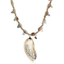Nature's Delight Pearls In The Seashell Necklace - Size: 18 Inches Long