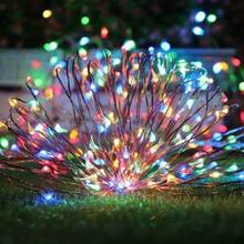 Mini Fiery 100 Lights Shine Like Firebugs With Solar Power - Color: Multi Color K290-31030805954646