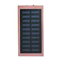 Slim Giant Solar Power Extender For All Gadgets With 2 Usb Ports - Color: Rose Pink