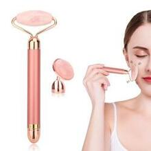 Vibra Beauty Vibrating Gemstone Roller And Magical Skin Care Massager - Color: Pink Crystal K290-31323232239702