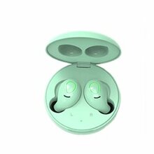 All Charged Up Bluetooth Earbuds With Wireless Charging Pad - Color: Mint