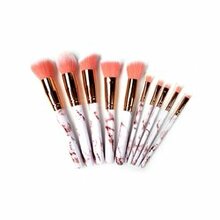 La Canica 10 In 1 Makeup Brush Set With Travel Friendly Container - Color: Pink Glow K290-31551003983958