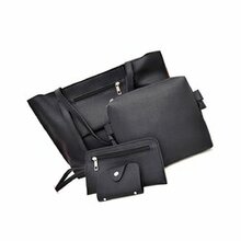 Uptown Handbag 4 In 1 Bags In A Bag - Color: Beautiful Black K290-31576239145046