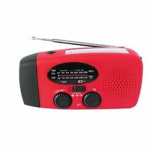 Storm Safe Emergency Am/fm/noaa Weather Band Radio With Solar Flash Light And Built-in Phone Charge