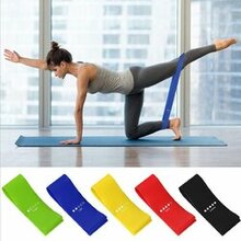Flex And Stretch Set Of 5 Exercise Latex Bands K290-32300535021654
