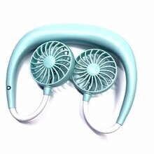 Beat The Heat Double Cool Cordless Breezy Mini Collar Fan - Color: Teal K290-32572150120534