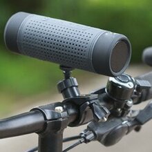 Bike Speaker And Light With Bluetooth Speaker - Color: Black K290-33014872539222